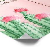 Cowboy Verjaardag 1e Rodeo Verjaardagsfeest Poster (Hoek)