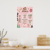 Cowboy Verjaardag 1e Rodeo Verjaardagsfeest Poster (Keuken)