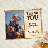 Cowboy verjaardag eerste rodeo foto bedankt!