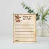 Cowboy verjaardag eerste rodeo tijd capsule kaart (Staand voorkant)