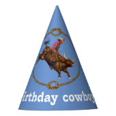 Cowboy verjaardag feesthoedjes (Voorkant)