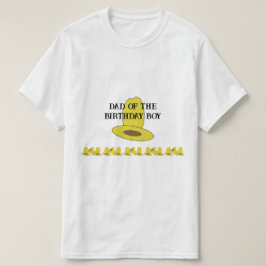 Cowboy Verjaardag Pap T-shirt