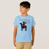 Cowboy Verjaardag T-shirt (Voorkant volledig)