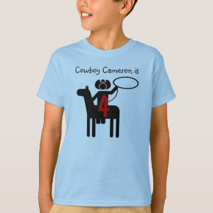 Cowboy  Verjaardag T-shirt