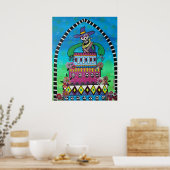 cowboy verjaardag van de dood poster (Keuken)