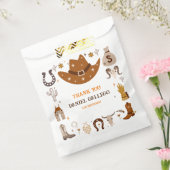 Cowboy verjaardagsfeest bedankzakje (Gezegeld)