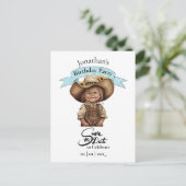 Cowboy Verjaardagskaart voor jongen Briefkaart (Staand voorkant)