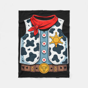 Cowboy Vest Western Sheriff Costume Cool Easy Hall Fleece Deken