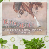 Cowboy Vintage Poster Keukenhanddoeken (Gevouwen)