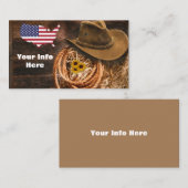 Cowboy Visitekaartje (Voorkant / Achterkant)