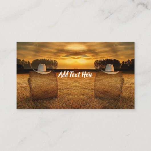 Cowboy Visitekaartje (Voorkant)