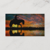 Cowboy-Visitekaartje Visitekaartje (Achterkant)