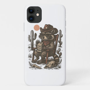 Cowboy Wasbeer Grappige Western Case-Mate iPhone Case