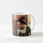 Cowboy Watering His Horse van NC Wyeth, kunst Koffiemok (Voorkant rechts)