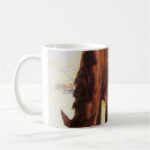 Cowboy Watering His Horse van NC Wyeth, kunst Koffiemok (Links)