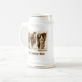 Cowboy Way stein Bierpul (Voorkant links)