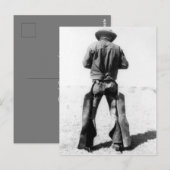 Cowboy Wearing Chaps  Briefkaart (Voorkant / Achterkant)