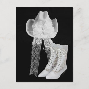 Cowboy Wedding Briefkaart