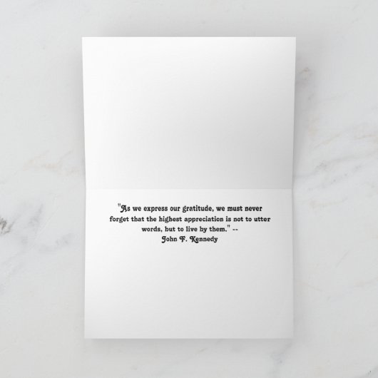 Cowboy werkend vee, Dankbaarheid Kaart (Binnen)