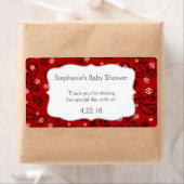 Cowboy Western Baby shower Waterfles Favor Etiket (Insitu)