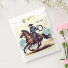 Cowboy Western Bedankzakje