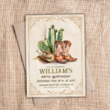  Cowboy Western Boots Pet en Desert Cactus