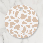 Cowboy Western Boy Baby shower Dank je Bedankjes Labels (Achterkant)