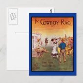 Cowboy Western Briefkaart (Voorkant / Achterkant)