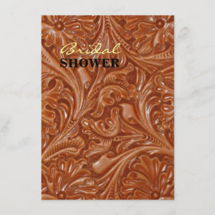 cowboy western country patroon gefineerd leer kaart