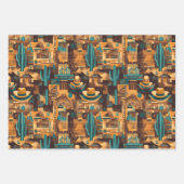 Cowboy Western Desert Brown Inpakpapier Vel (Voorkant)