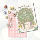 Cowboy Western Easter Brunch Egg Hunt Party Kaart