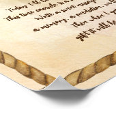 Cowboy western feest schattige paard tijdcapsule poster (Hoek)