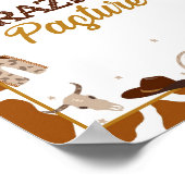 Cowboy Western grazen weide teken Poster (Hoek)