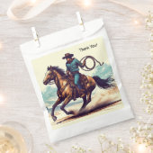 Cowboy Western Horse Verjaardag Bedankzakje (Geknipt)