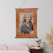 Cowboy western land gereedschappen lederen aangepa hangend wandkleed (Slaapkamer)