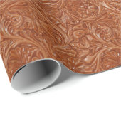 cowboy western landpatroon met gereedschap cadeaupapier (Rol Hoek)