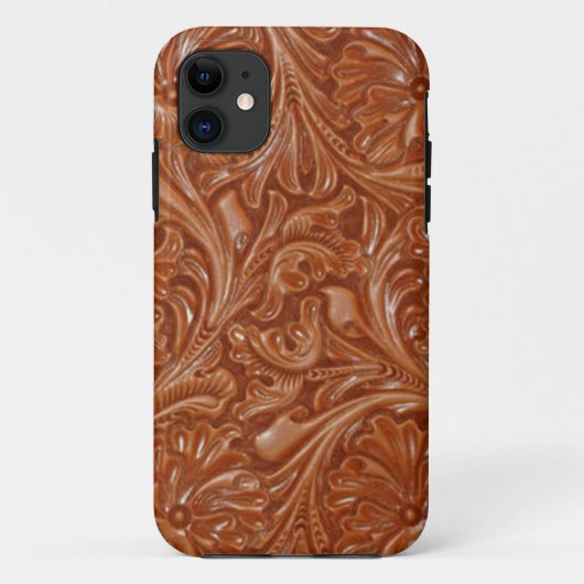 cowboy western landpatroon met gereedschap Case-Mate iPhone case (Achterkant)