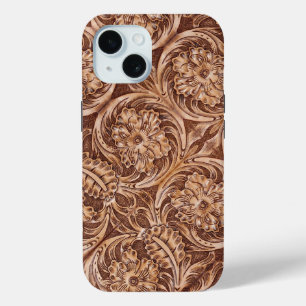 cowboy western landpatroon met gereedschap iPhone 15 case