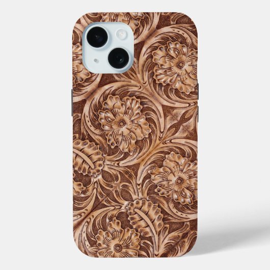 cowboy western landpatroon met gereedschap Case-Mate iPhone case (Achterkant)