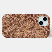 cowboy western landpatroon met gereedschap Case-Mate iPhone case (Achterkant (horizontaal))