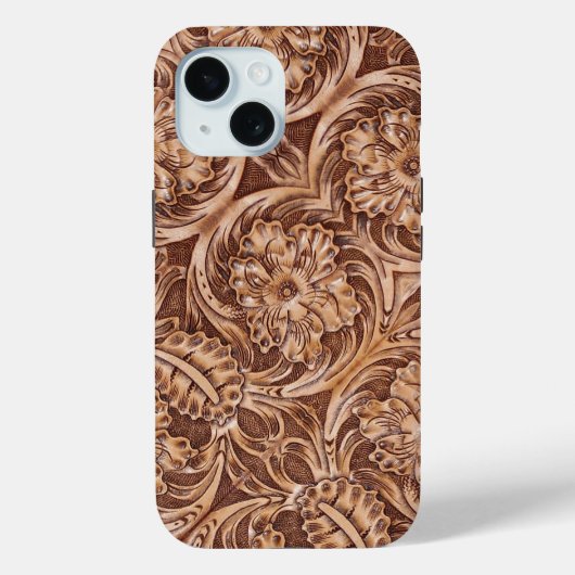cowboy western landpatroon met gereedschap Case-Mate iPhone case (Achterkant)