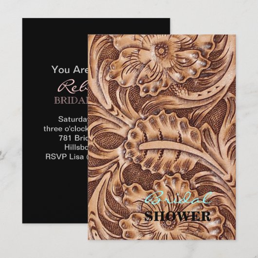 cowboy western landpatroon met gereedschap kaart (Voorkant / Achterkant)