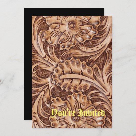 cowboy western landpatroon met gereedschap kaart (Voorkant / Achterkant)