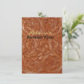 cowboy western landpatroon met gereedschap kaart (Staand voorkant)