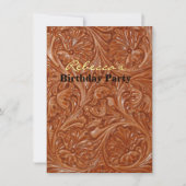 cowboy western landpatroon met gereedschap kaart (Voorkant)