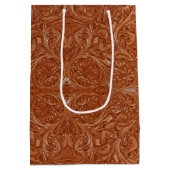 cowboy western landpatroon met gereedschap medium cadeauzakje (Achterkant)