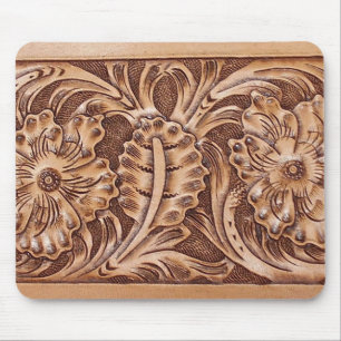cowboy western landpatroon met gereedschap muismat