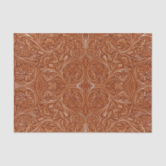 cowboy western landpatroon met gereedschap tissuepapier (Voorkant)