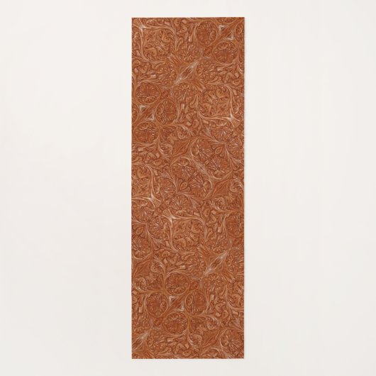 cowboy western landpatroon met gereedschap yogamat (Achterkant)