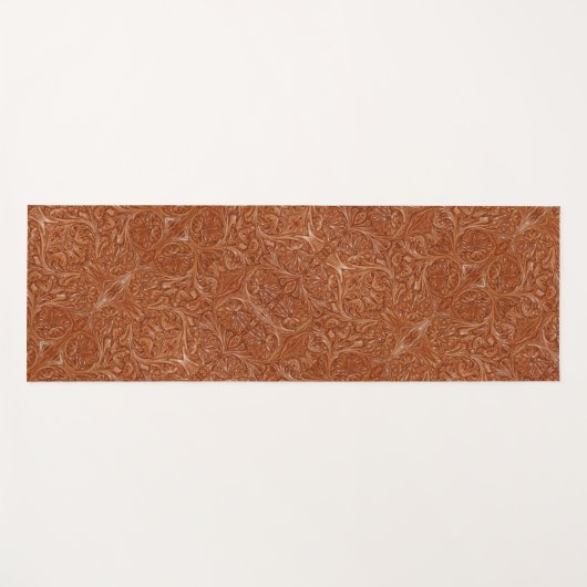 cowboy western landpatroon met gereedschap yogamat (Voorkant (horizontaal))